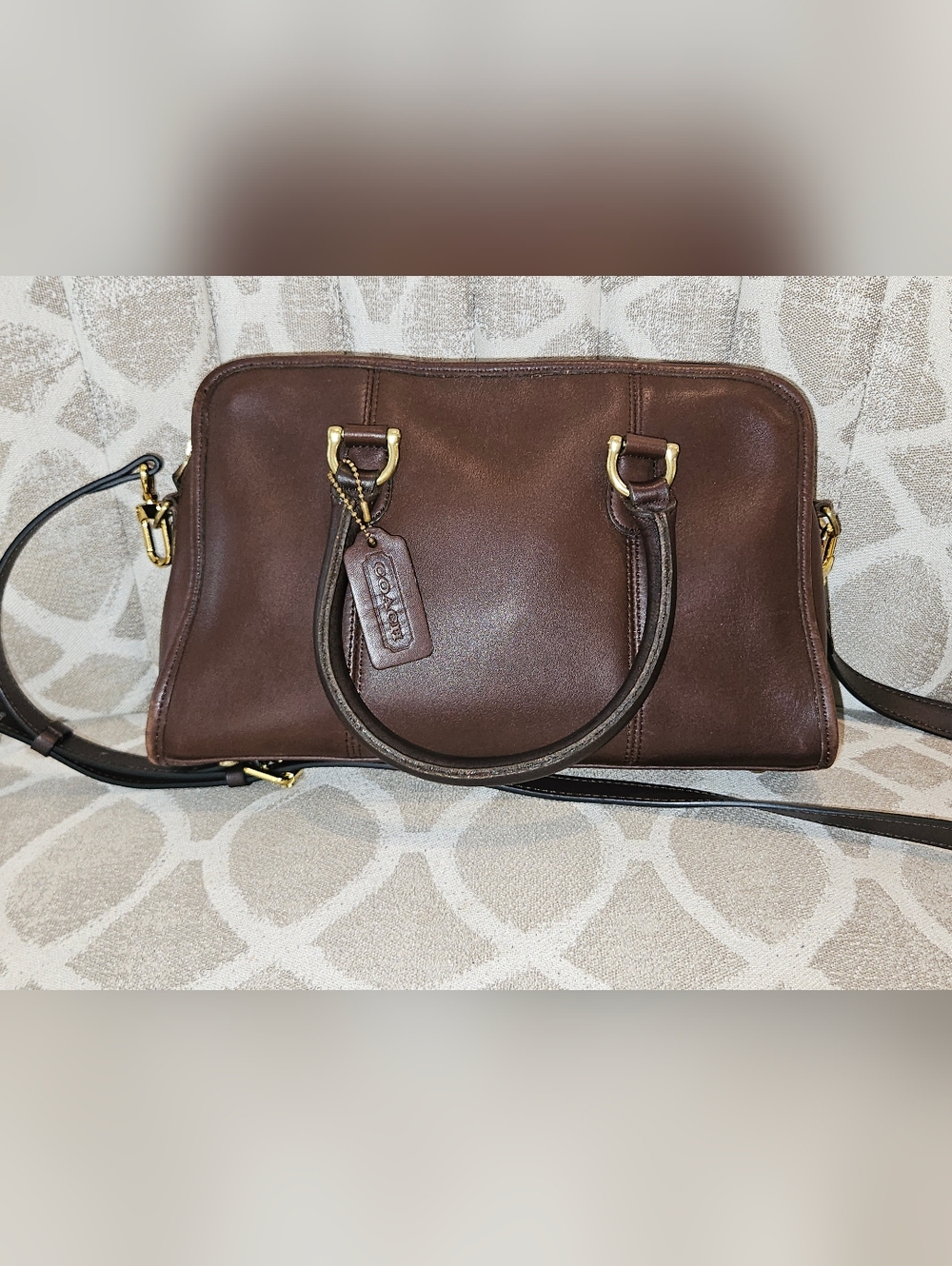 Vintage Coach Leather Beaumont Satchel